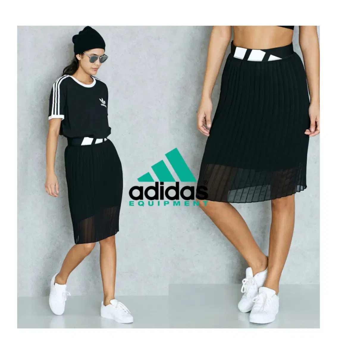 아디다스 플리츠 스커트 주름 치마 PLEATED SKIRT 입니다.